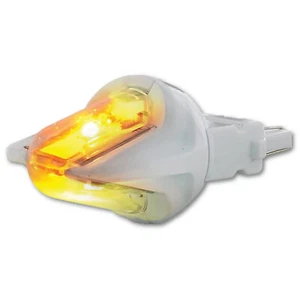 3157 Amber 2 LED 12V Tail Light Front Park Turn Signal Lamp Light Bulbs EACH - Picture 1 of 4