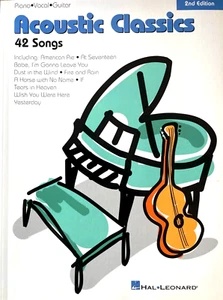 Acoustic Classics 2nd Edition 42 Songs! Piano Vocal Guitar Book NEW! - Picture 1 of 1