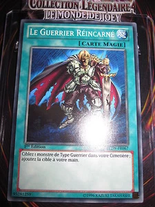 YU-GI-OH! COM LE GUERRIER REINCARNE LCJW-FR067 NEUVE MINT LE MONDE DE JOEY - Picture 1 of 1