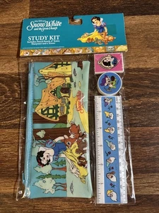 Vintage Disney Schneewittchen und die sieben Zwerge Studienset - Neu in Verpackung - Bild 1 von 7