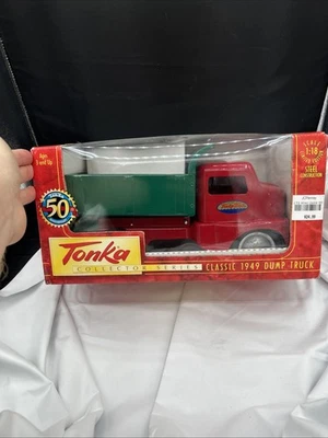 Tonka Toys 1949 Dump Truck Red/Green 50th Anniversary Collector Classic Re-Issue - Image 1 of 4