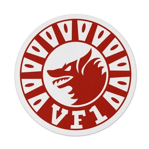 VF-1 Wolfpack Logo 7.5 Inch Round Mouse Pad - Picture 1 of 1