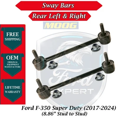 MOOG OEM Rear Sway Bars For 2017-2024 Ford F-350 Super Duty 9 Yr Warranty - Image 1 of 4