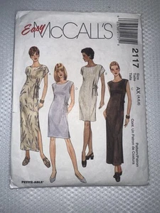 McCall’s 2117 Sewing Pattern Easy Misses' Dress 2 Lengths Misses' 4 - 8 UNCUT FF - Picture 1 of 3