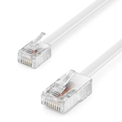 40m Telefonkabel RJ11 auf RJ45 DSL Router Modem Splitter FAX Kabel Modularkabel - Bild 1 von 4