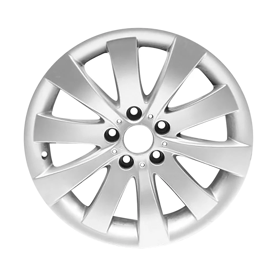 18x8 10 Spoke Refurbished Aluminum Wheel Painted Silver 560-71325 - Image 1 of 1