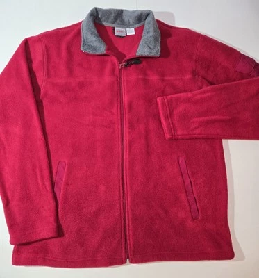 Chaqueta polar Prospirit cremallera completa para hombre M roja bolsillo para el hombro suave Foto 1 de 4