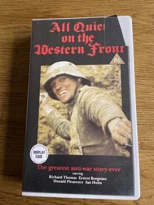All Quiet On The Western Front - VHS PAL - The Greatest Anti-War Story Ever - Image 1 of 3