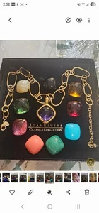 Joan Rivers 'The Classics' Interchangeable Pendant With Similated Gemstones - Picture 1 of 5