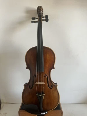 4/4 violin Guarneri model flamed maple back spruce top antique varnished K0149 - Image 1 of 4