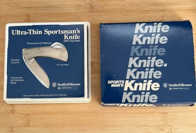 VINTAGE Smith & Wesson 6063 Ultra-Thin Sportsman Lockback Knife - Image 1 of 4