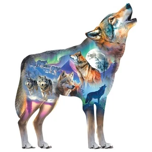 - Big Shaped - Wolf II - 350 Piece Jigsaw Puzzle for Adults - Picture 1 of 5