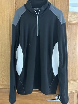 Black White/Grey Long Sleeve Golf Jacket /Top By Galvin Green - Size UK  Large - Image 1 of 4