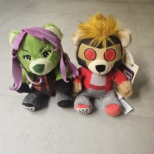 Build A Bear Marvel Mini Star Lord Gamora Guardians Of The Galaxy Plush - Picture 1 of 19