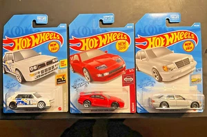 Hot Wheels (WHEEL ERRORS) lot of 3 Mercedes-lancia-nissan - Picture 1 of 4