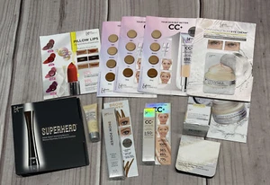 It Cosmetics Sample Lot Mascara Brow Color Correcting Cream Lips Eye Cream - Picture 1 of 4