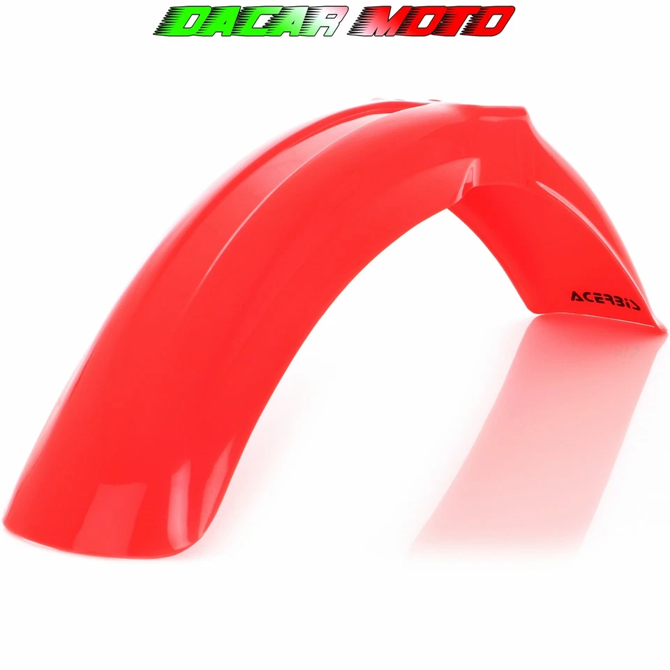 Guardabarros delantero rojo Acerbis para HONDA CR 250 R 2T 1995 1996 1997 1998 Foto 1 de 1