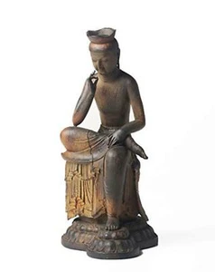 ISUMU TanaCOCORO Miroku-Bosatsu Maitreya Bodhisattva Buddha Statue Figure - Picture 1 of 7