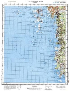 Russian Soviet Military Topographic Maps - STYRSO (Sweden) 1:100 000, REPRINT - Picture 1 of 3