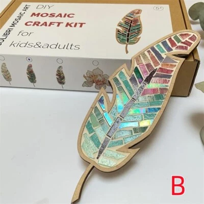 DIY Mosaic Craft Kit, Mosaic Feather Art Crafts Making Kit for Kids & Adults - Image 1 of 4