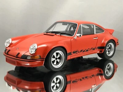 Coche modelo GT Spirit Porsche 911 Carrera 2,8 L RSR 1973 naranja M491 resina 1:18 Foto 1 de 4