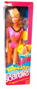 1989 Beach Blast Barbie-Hot New Wave Catchin' Look!-Haarteil-Mattel (#3237) - Bild 1 von 11