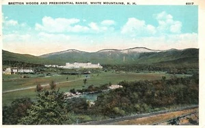Vintage Postcard 1920's Bretton Woods & Presidential Range White Mountains N. H. - Picture 1 of 2