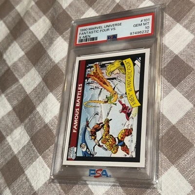 1990 Marvel Universe Fantastic Four vs. X-Men #101 PSA 10 GEM MINT Foto 1 de 2