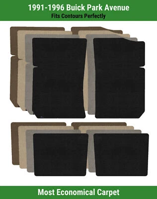 Lloyd Velourtex Front & Rear Row Carpet Mats for 1991-1996 Buick Park Avenue  - Image 1 of 4