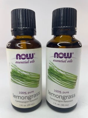 2 x óleo essencial de capim-limão 100% puro AGORA 1 oz 30 ml - Imagem 1 de 3