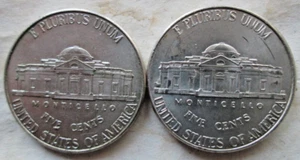 2015-P JEFFERSON, (2) ERRORI FUSTELLATURA INTERNI RETROMARCIA, XF/AU, CIRCOLATI - Foto 1 di 3