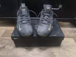 Nike KD Trey 5 VII dunkelgrau metallic gold schwarz Größe 11 Herren mit Karton kostenloser Versand - Bild 1 von 16