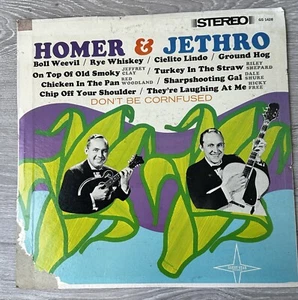 Homer & Jethro - Don’t Be Cornfused Vinyl Record - Guest Star GS 1428 - Imagen 1 de 4