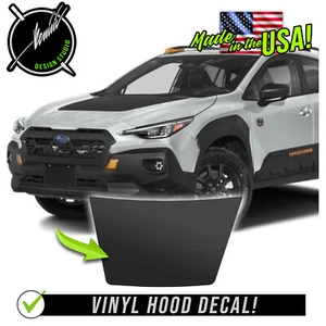 Hood Blackout Racing Stripe Decal Fit Subaru Crosstrek 2007-2011 2025 Wilderness - Picture 1 of 3
