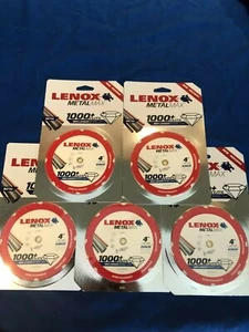 Lenox Tools 1972919 METALMAX Diamond Edge Cutoff Wheel, 4" x 3/8" - Pack of 5 - Picture 1 of 3