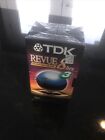 Tdk Revue Premium Quality T-160 Blank Vhs Video Tape 3 Pack Brand New