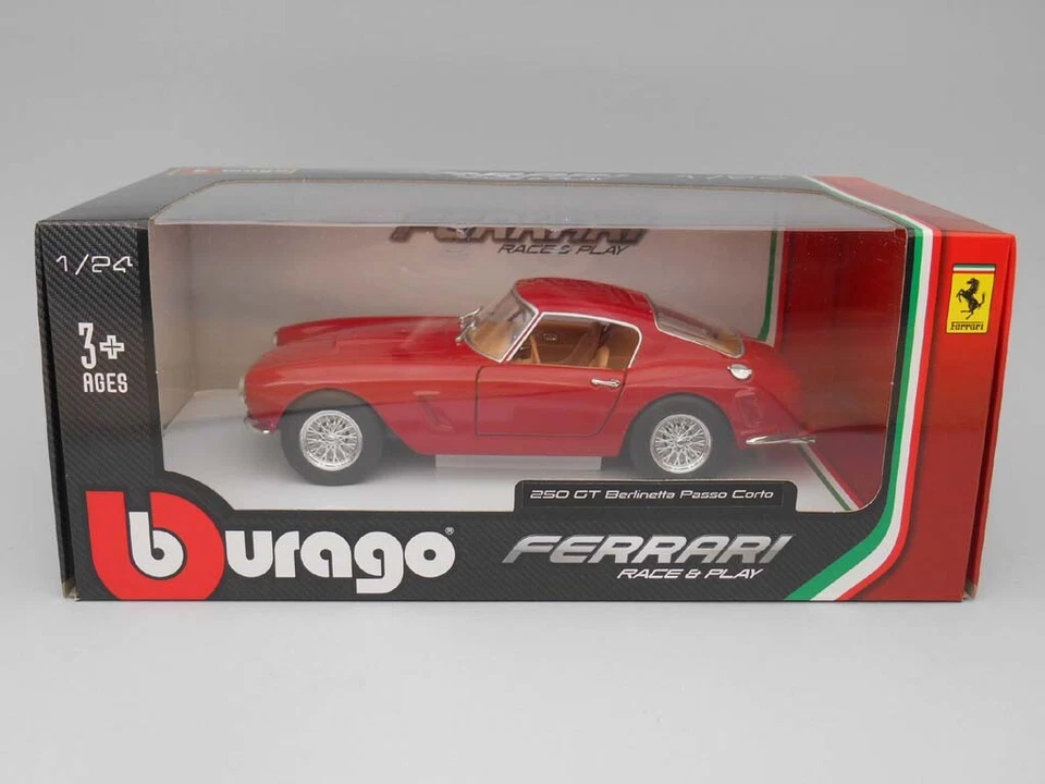 Ferrari 250 GT Berlinetta Passo Corto - Burago 1:24 - BU26025RE - Immagine 1 di 1