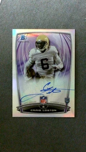 2014 Bowman Chrome Rookie Auto Refractor #38 Craig Loston Jaguars - Picture 1 of 2