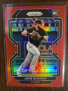 Jake Burger - Red Prizm ROOKIE WHITE SOX - 2022 Panini Prizm - Picture 1 of 2