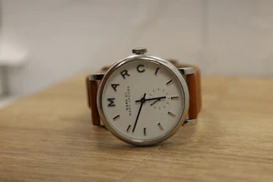 Marc by Marc Jacobs Bakers Women's MBM1265 Leather 37mm Quartz Watch New Bat - Picture 1 of 6