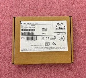 *NUEVO* Tarjeta Adaptador Ethernet NVIDIA Mellanox MCX4121A-ACAT ConnectX-4 Lx - Imagen 1 de 3