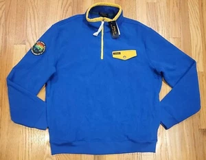 Polo Ralph Lauren Men's Sportsmen Respect Wildlife Fleece Sweatshirt Blue Size L - Picture 1 of 10