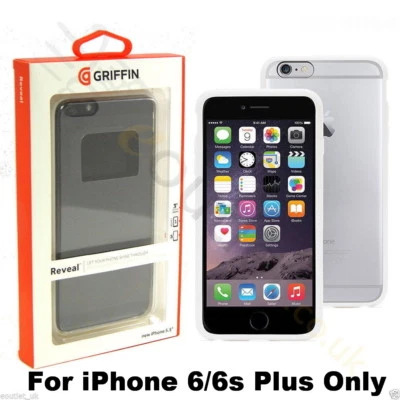 Griffin Reveal Ultra Slim White Protective Bumper Shell Case for iPhone 6S Plus - Image 1 of 4