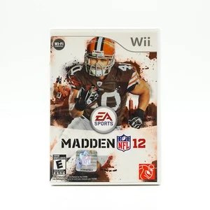 Nintendo Wii Madden NFL 12 Football Video Game EA Sports 2011 NO Manual Tested - Picture 1 of 4