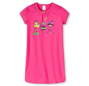 Schiesser Night Girl Half Sleeve Monster Size 104 116 128 140 Dressing Room for - Picture 1 of 2