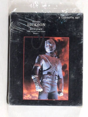 MICHAEL JACKSON - HIStory: P,P & F Book 1  1995 US   x cassette box TAPES SEALED - Image 1 of 4