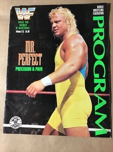 WWF Live Event Programm Magazin Mr. Perfect Volume 213 WWE Wrestling Doink Clown - Bild 1 von 7