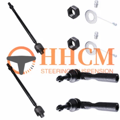 4PC Inner & Outer Tie Rod Ends SET For Buick Rendezvous Aztek Chevrolet Uplander - Image 1 of 2