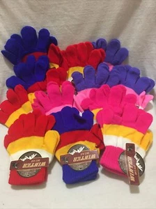 Gloves Childrens New Gear Winter Wear Gloves Fun Colors - Picture 1 of 6