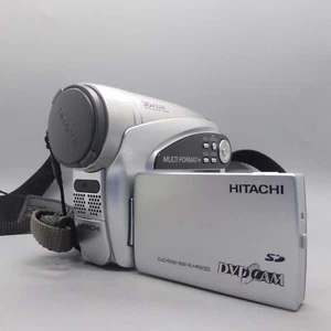 Hitachi DVDCAM DZ-GX5060E Handheld Mini DVD Camcorder Silver Tested - Picture 1 of 10